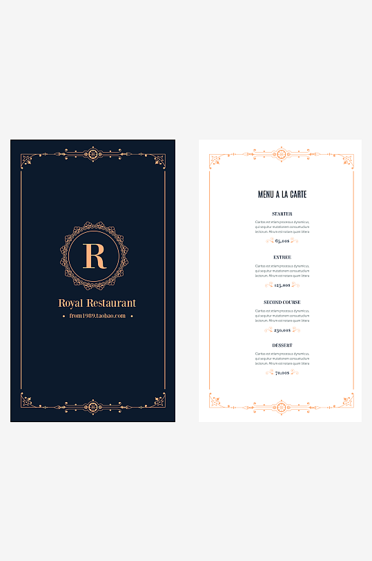 点餐单模板设计图-众图网