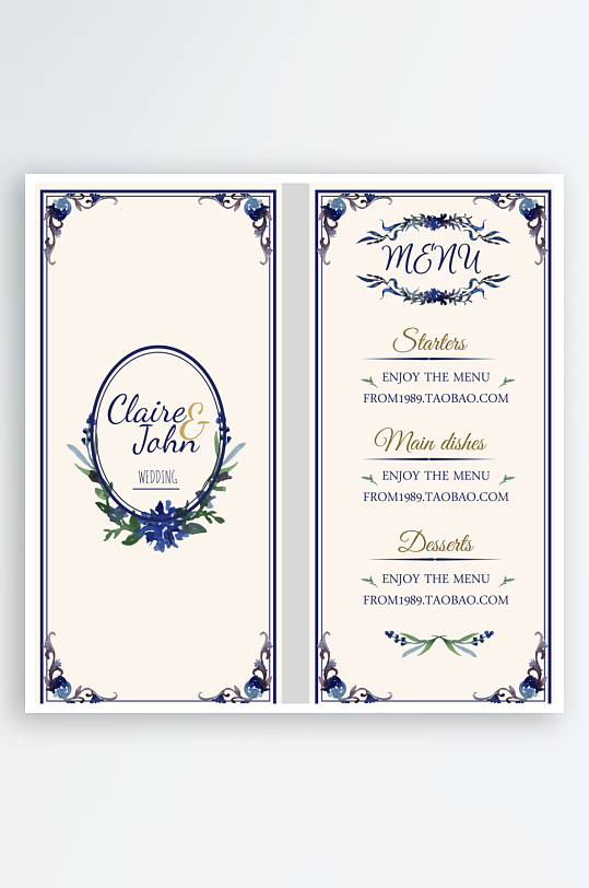 点餐单模板设计图-众图网