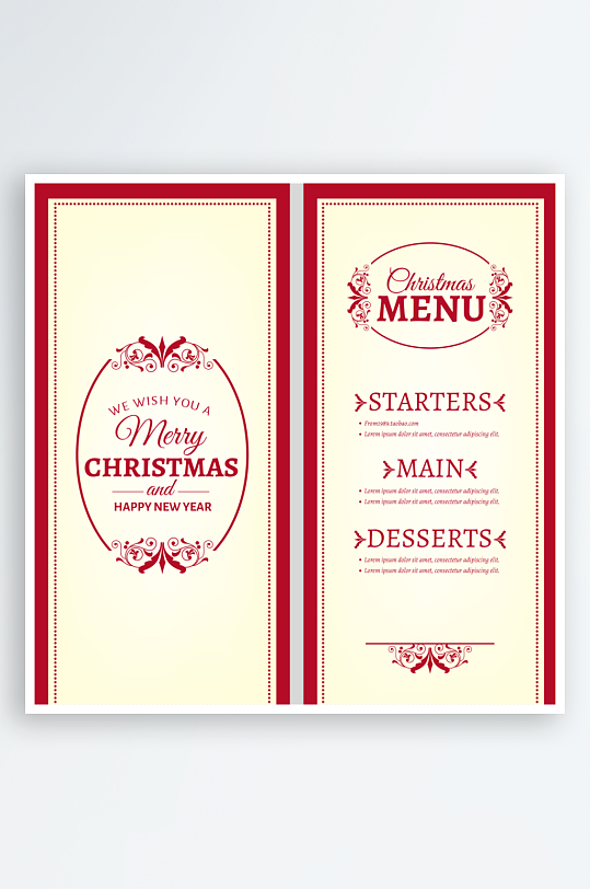 点餐单模板设计图-众图网