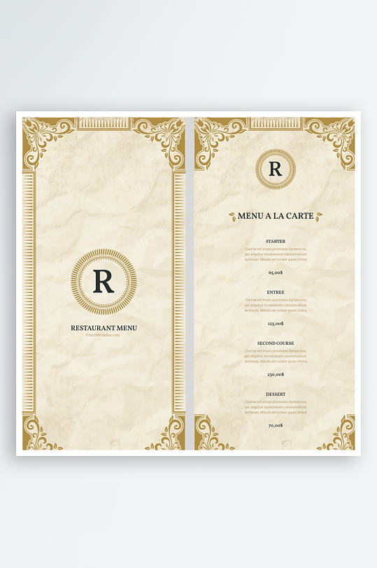 点餐单模板设计图-众图网