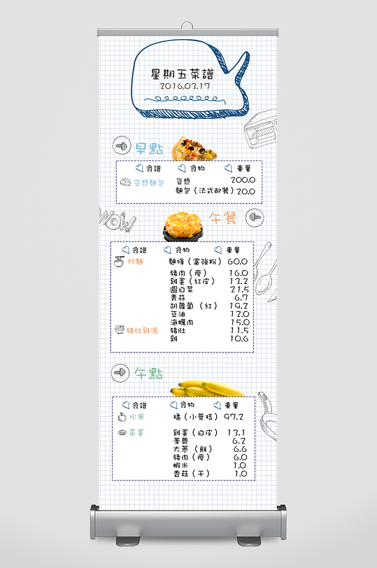 各类点餐单模板设计图-众图网