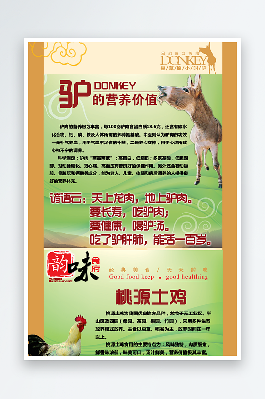 高端菜谱模板设计图-众图网