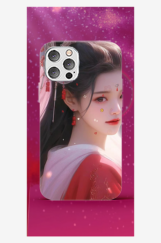 古風(fēng)美女手機(jī)殼設(shè)計