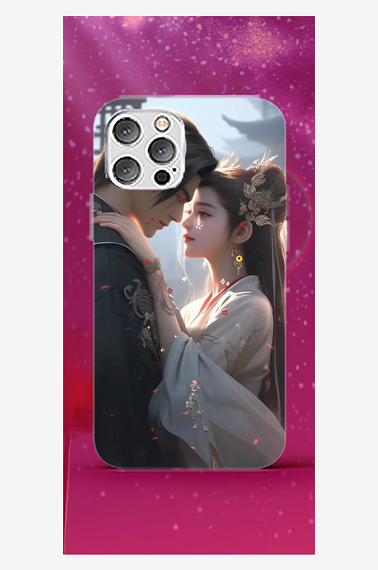 古風(fēng)美女手機(jī)殼設(shè)計