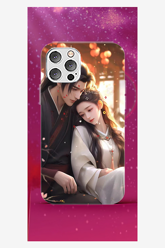 古風(fēng)美女手機(jī)殼設(shè)計