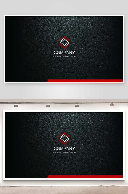 名片设计原创模板图-众图网