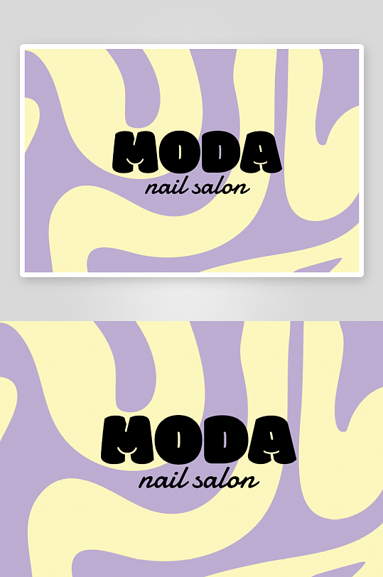 现代简约抽象卡片名片PSD设计素材-众图网