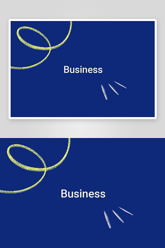 现代简约抽象卡片名片PSD设计素材-众图网