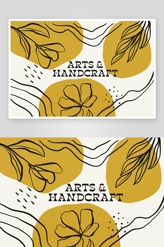 现代简约抽象卡片名片PSD设计素材-众图网