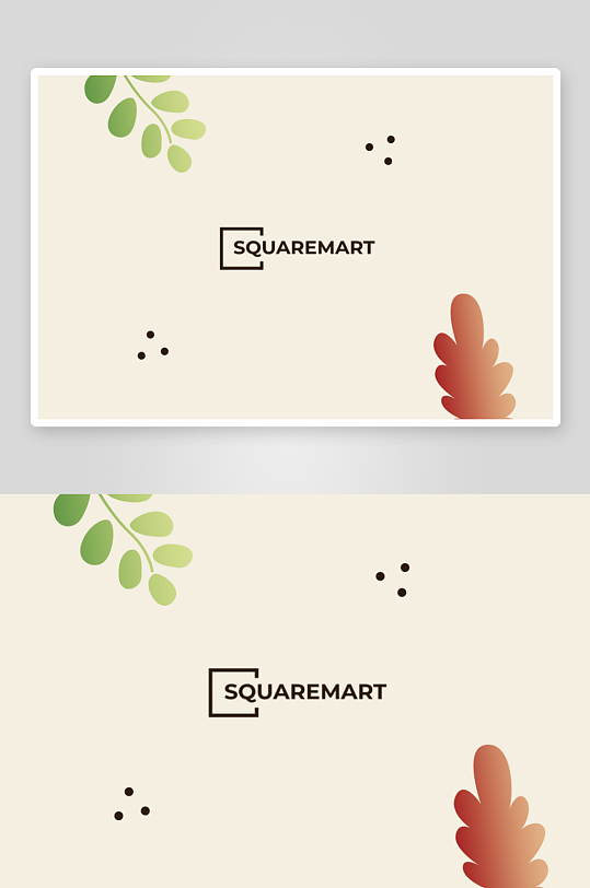 现代简约抽象卡片名片PSD设计素材-众图网