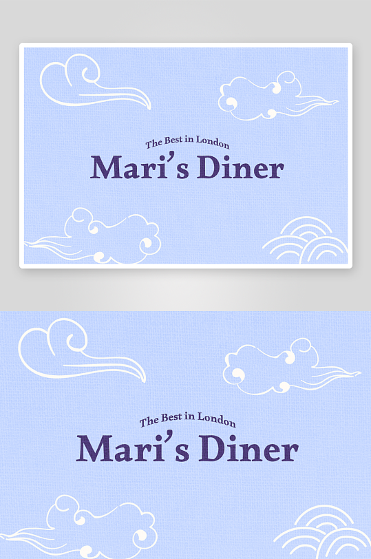 现代简约抽象卡片名片PSD设计素材-众图网