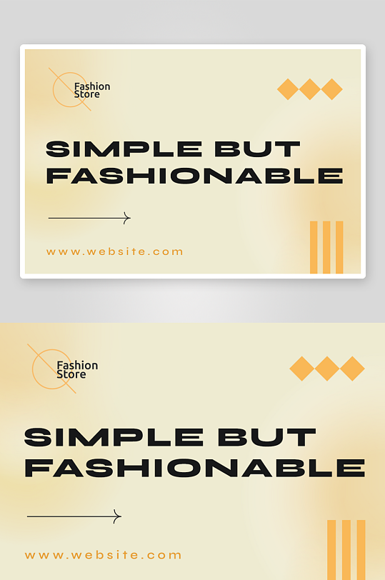 现代简约抽象卡片名片PSD设计素材-众图网