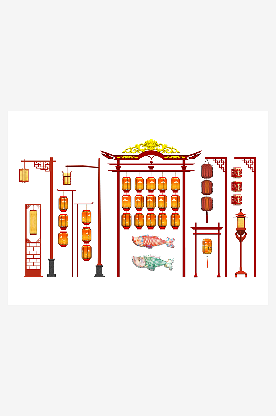 创意大气简约美陈效果-众图网