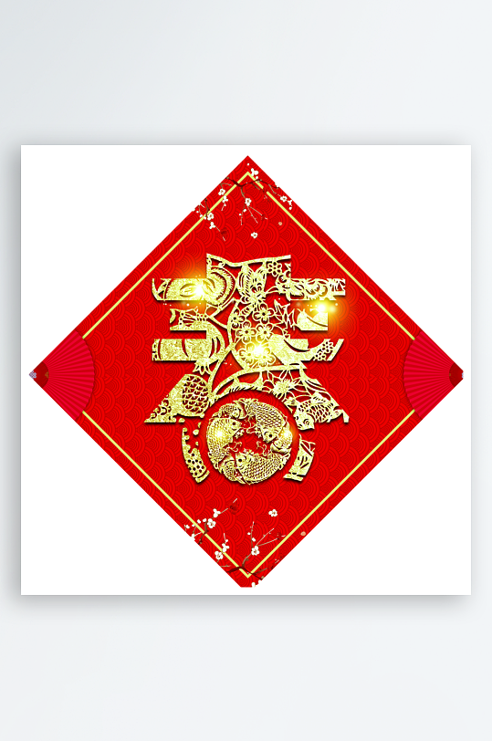 新春对联装饰设计-众图网