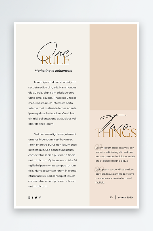 现代黑金杂志画册电子PSD模版-众图网