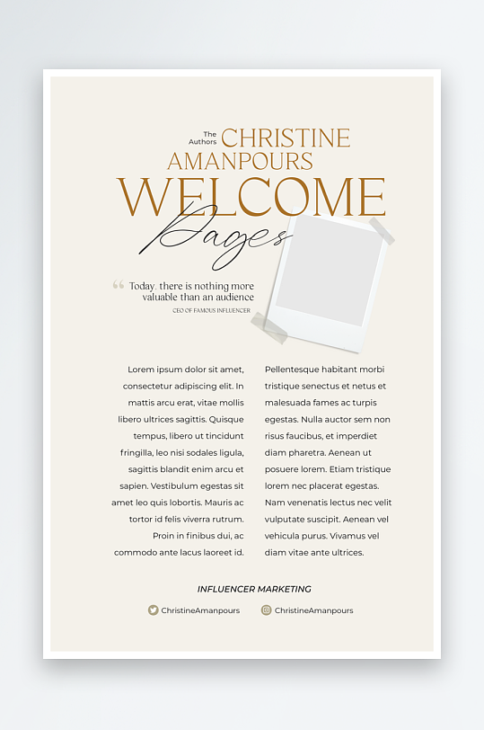 现代黑金杂志画册电子PSD模版-众图网