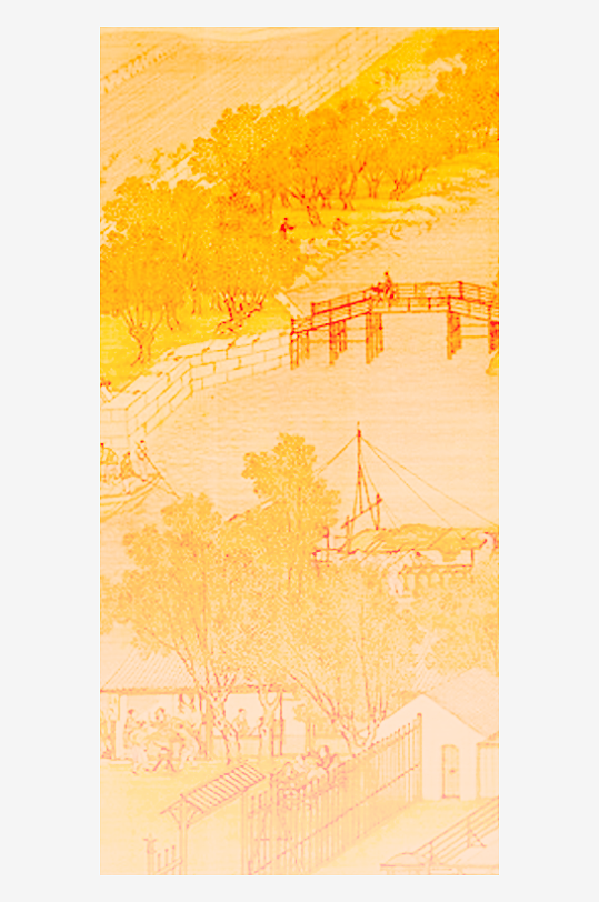 水墨风景画中式装饰画挂画-众图网