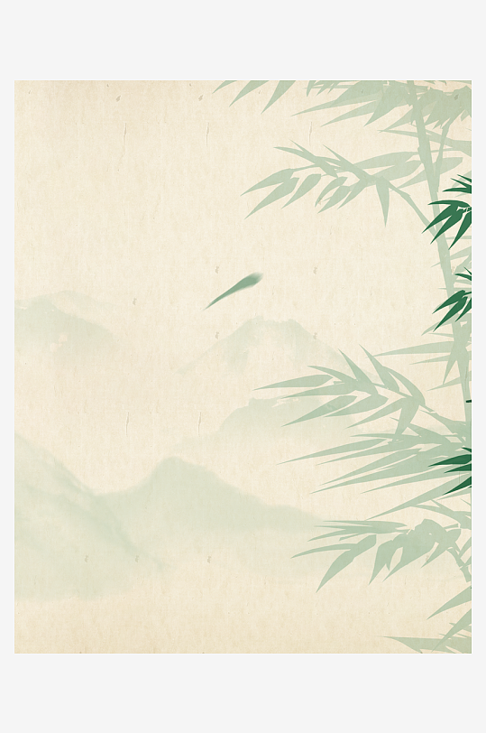 水墨风景画中式装饰画挂画-众图网