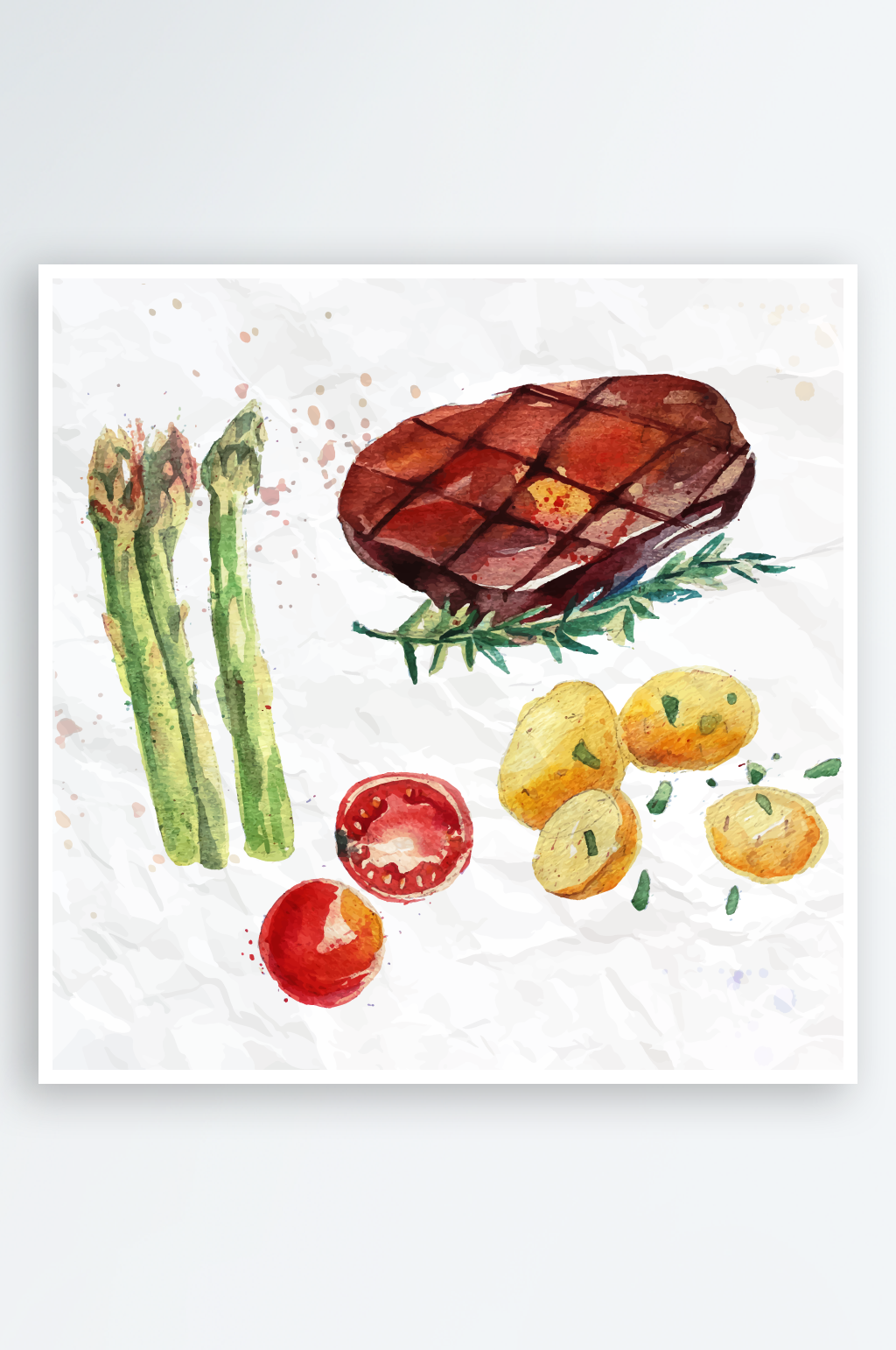 肉食肉类创意设计矢量素材素材