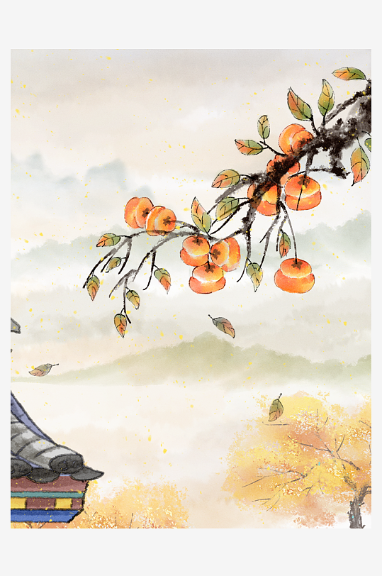 水墨风景画装饰画-众图网