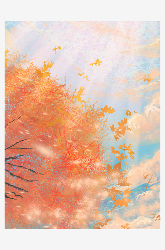 水墨风景画装饰画-众图网