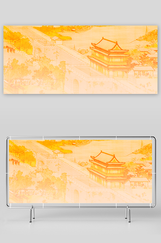 水墨风景画装饰画图片素材-众图网