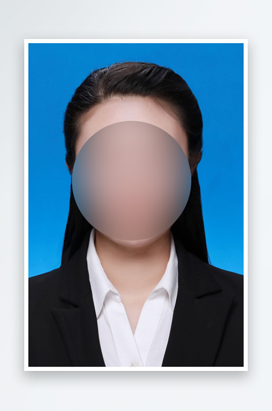 證件照工作證素材模板