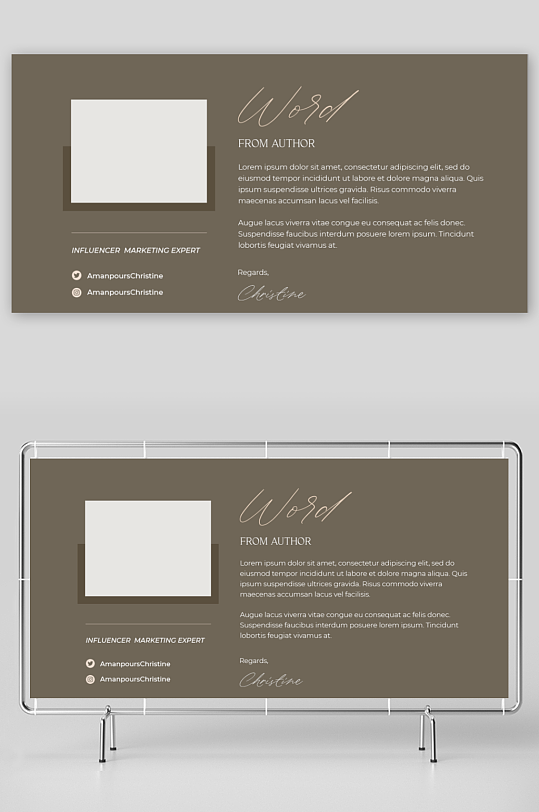 现代黑金杂志画册电子PSD模版-众图网