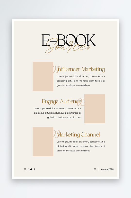 现代黑金杂志画册电子PSD模版-众图网