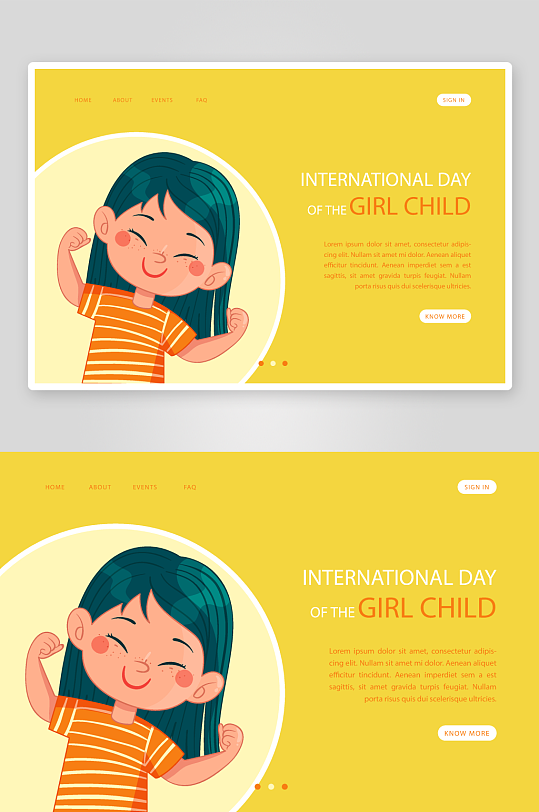 61儿童节卡通插画-众图网