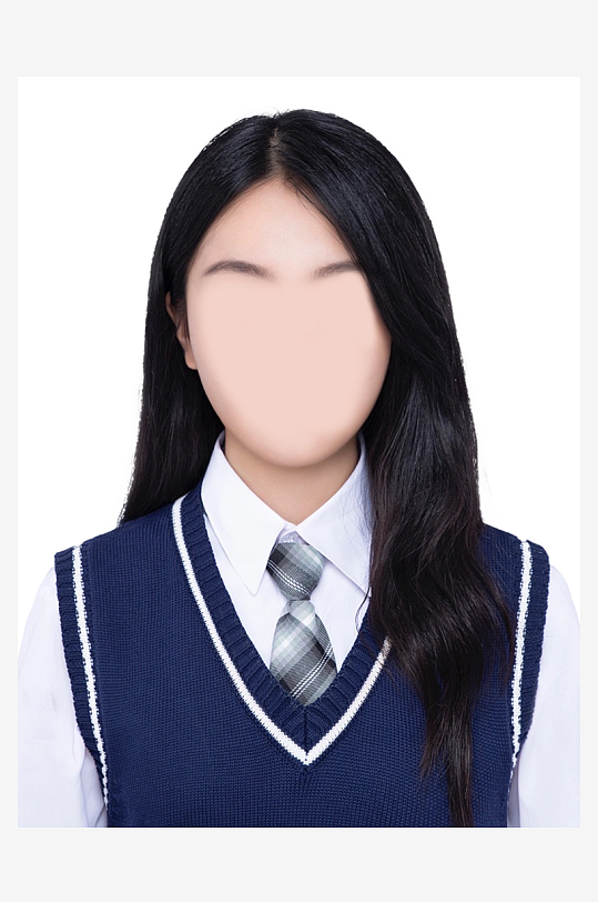 證件照正裝素材模板