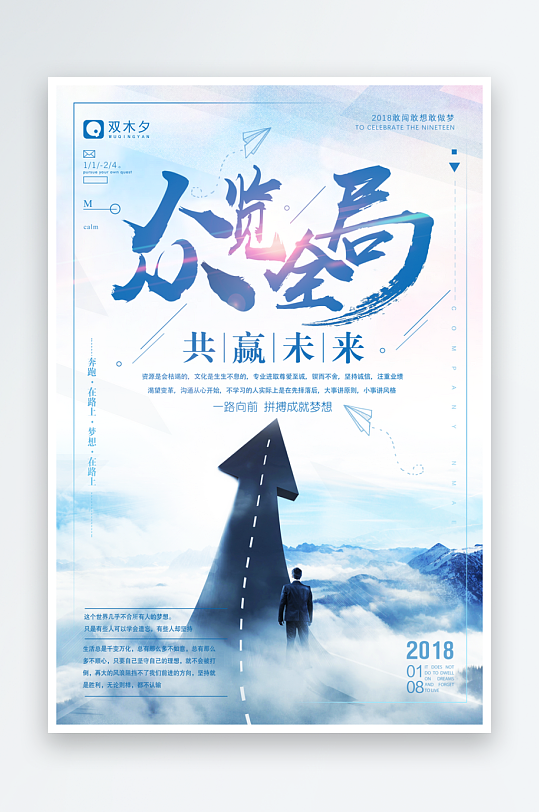 企业励志文化展板模版