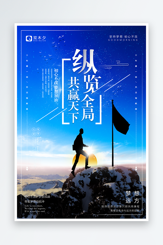 企业励志文化展板模版