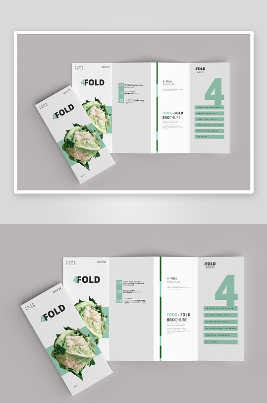 创意简约折页模板设计-众图网