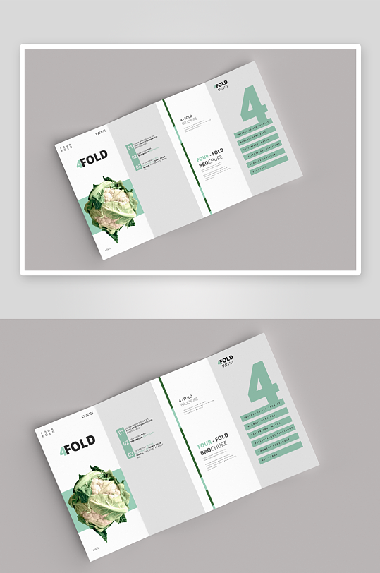 创意简约折页模板设计-众图网