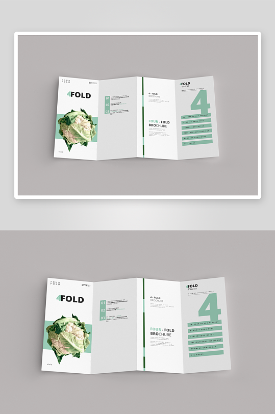 创意简约折页模板设计-众图网