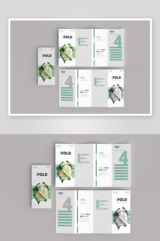 创意简约折页模板设计-众图网