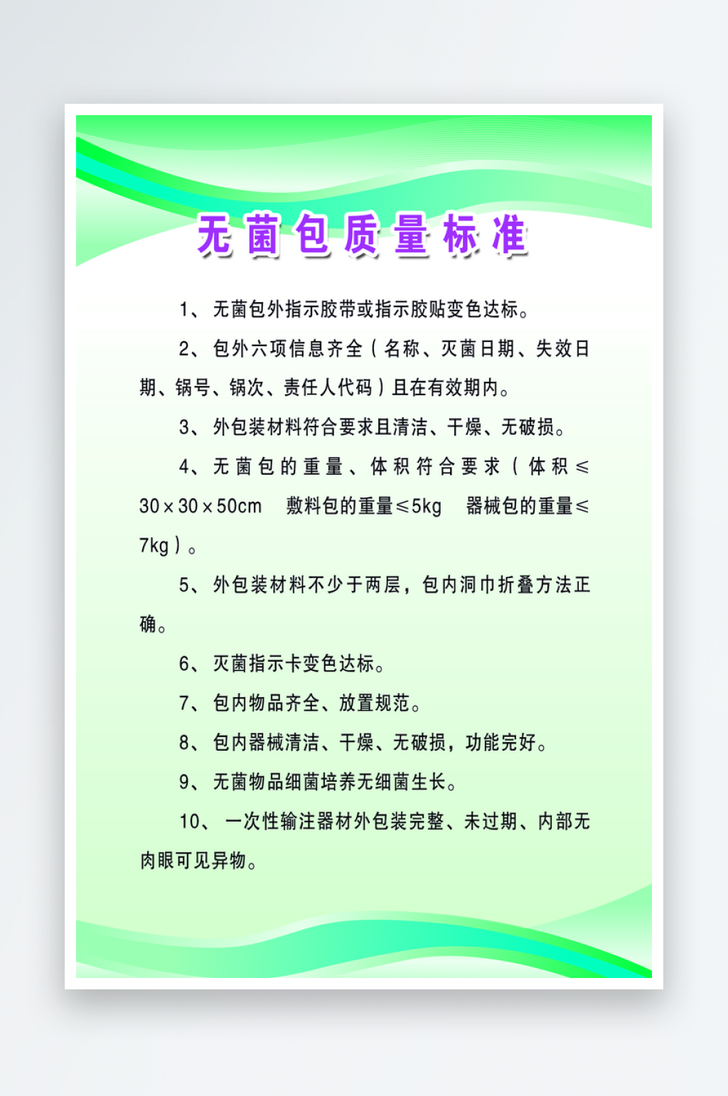 最新原创医院制度宣传海报素材