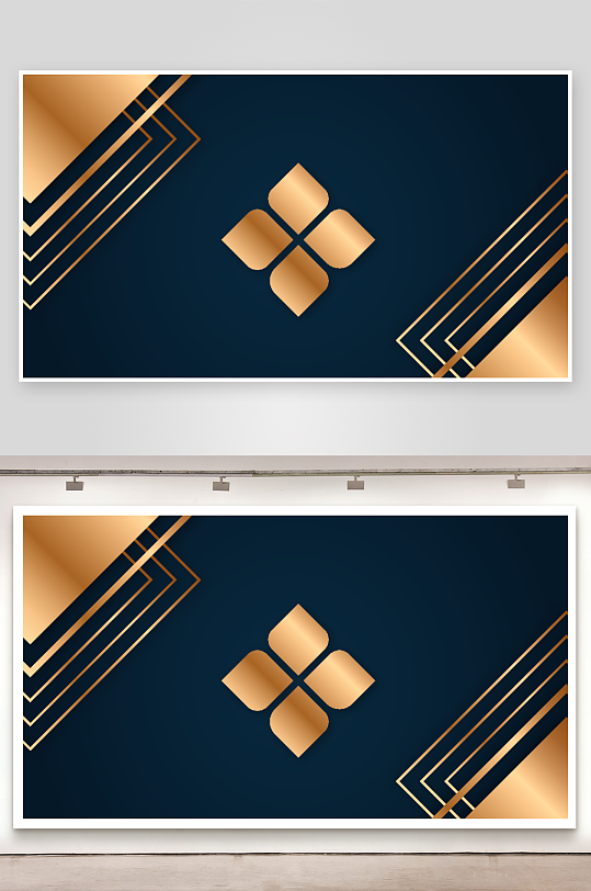 简约矢量企业个人通用名片-众图网