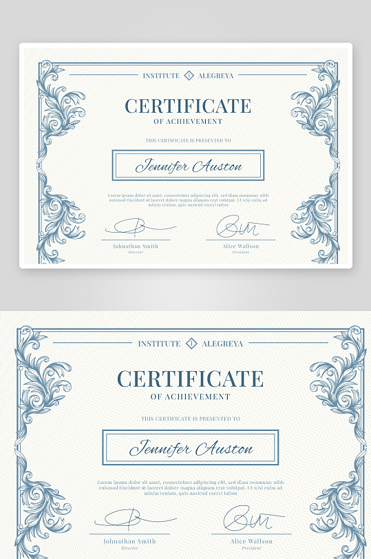 简约小清晰矢量企业个人通用名片-众图网