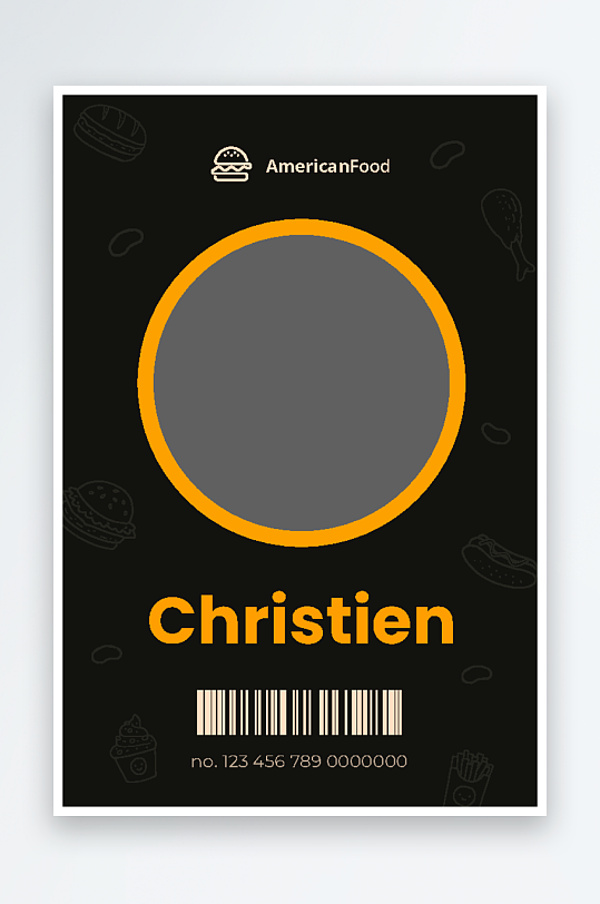 简约矢量企业个人通用名片-众图网