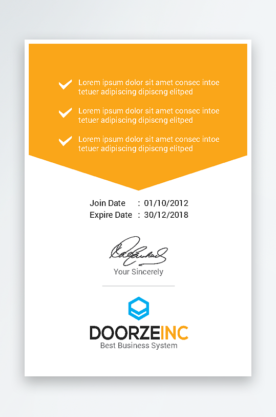 简约矢量企业个人通用名片模板-众图网