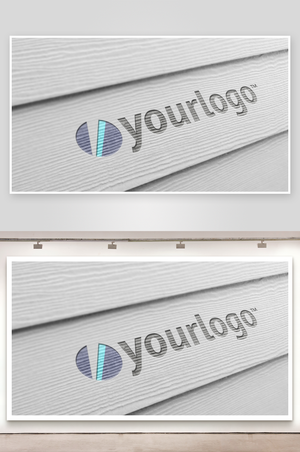 品牌logo样机psd模版素材素材