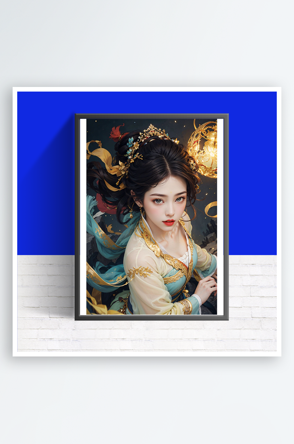 美丽美女图片客厅摆件素材