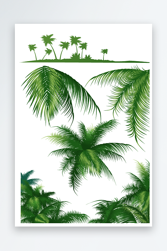 植物树木免扣元素-众图网