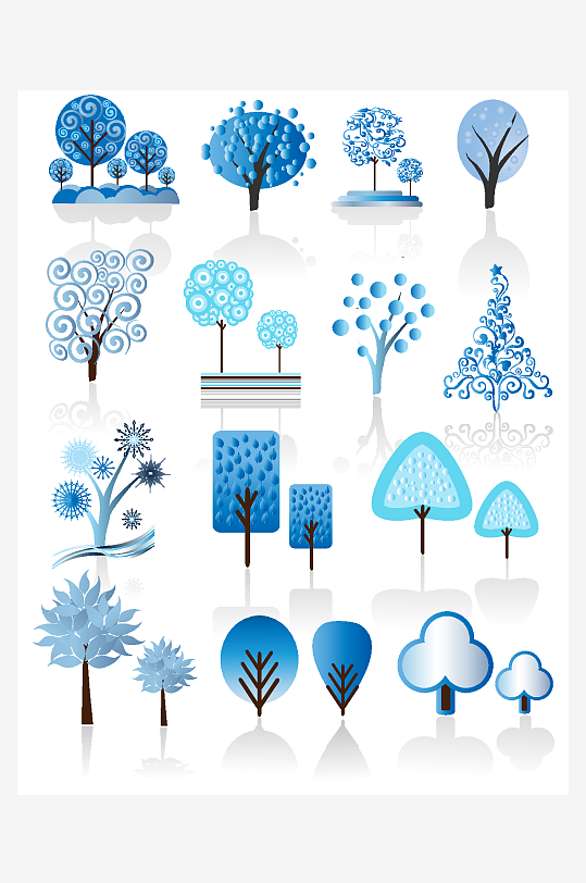 植物树木免扣元素-众图网