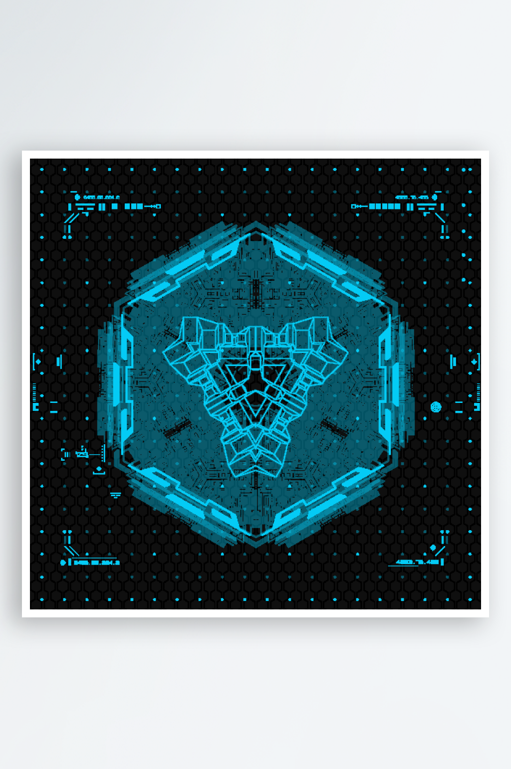 科技空间粒子矢量背景素材