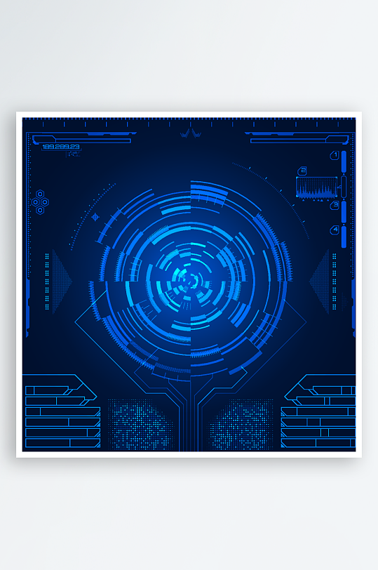 科技空间粒子矢量背景