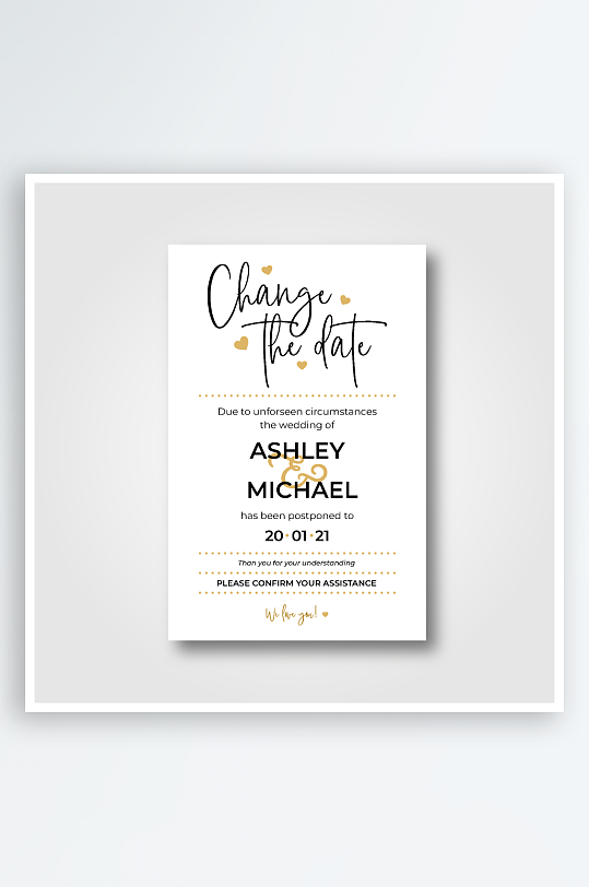 水彩手绘唯美淡雅结婚婚礼请柬邀请函设计-众图网