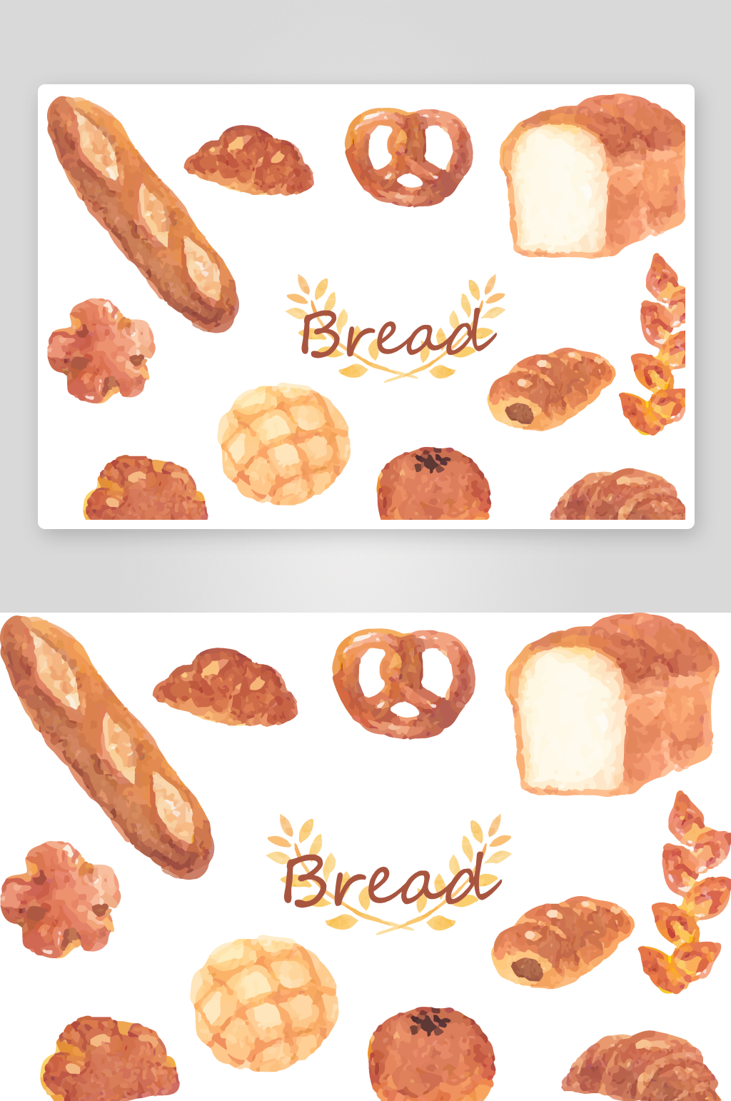 多样美味烘焙食品素材